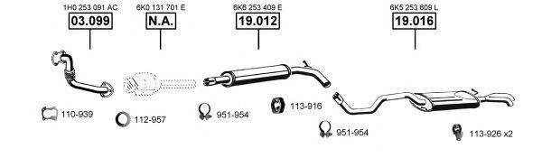 ASMET VA035485 Система випуску ОГ