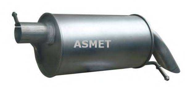 ASMET 07238 Глушник вихлопних газів кінцевий