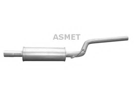 ASMET 03108 Середній глушник вихлопних газів