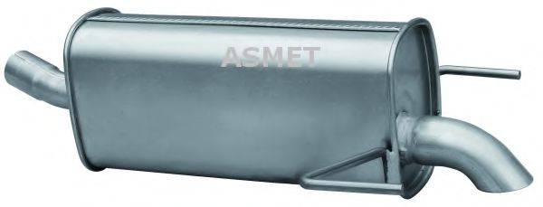 ASMET 05183 Глушник вихлопних газів кінцевий