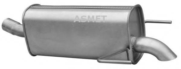 ASMET 05184 Глушник вихлопних газів кінцевий