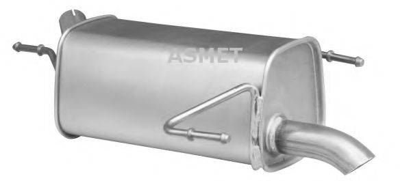 ASMET 05171 Глушник вихлопних газів кінцевий