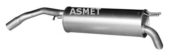 ASMET 16038 Глушник вихлопних газів кінцевий