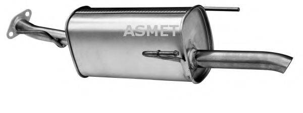 ASMET 05162 Глушник вихлопних газів кінцевий