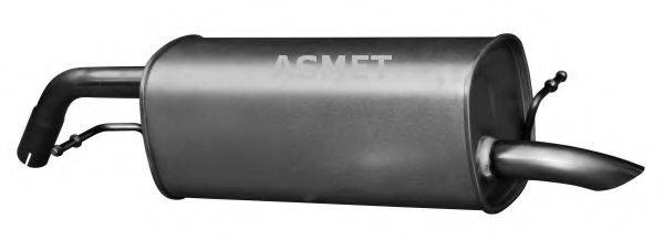 ASMET 07181 Глушник вихлопних газів кінцевий