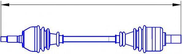 SERCORE 12020 Приводний вал