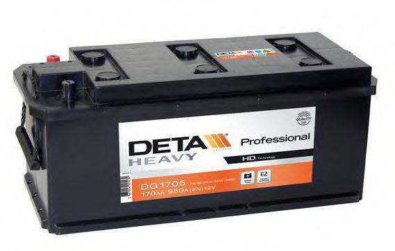 DETA DG1705 Стартерна акумуляторна батарея; Стартерна акумуляторна батарея