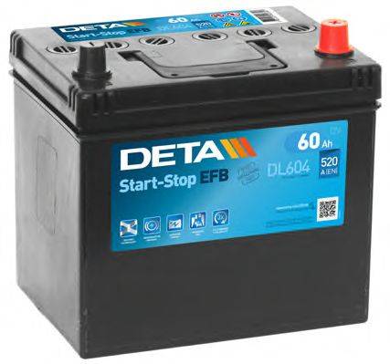 DETA DL604 Стартерна акумуляторна батарея; Стартерна акумуляторна батарея