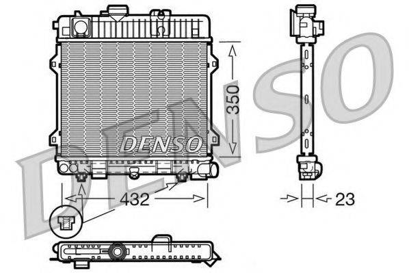 NPS DRM05028 Радіатор, охолодження двигуна