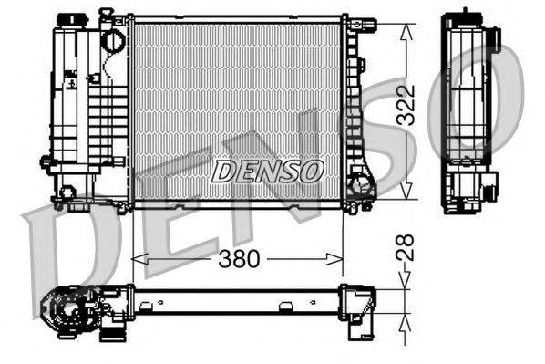 NPS DRM05044 Радіатор, охолодження двигуна