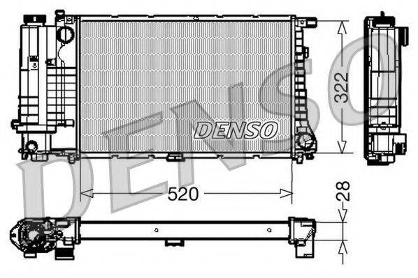 NPS DRM05045 Радіатор, охолодження двигуна