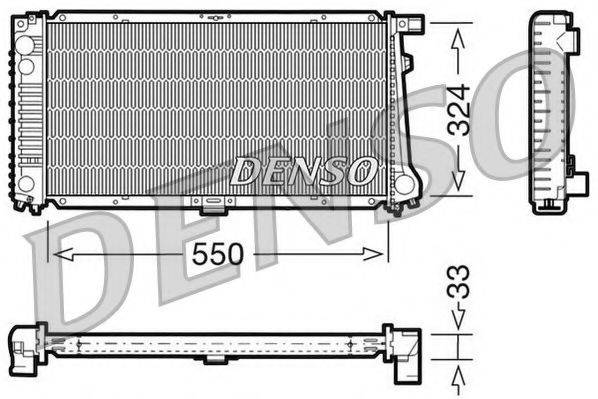 NPS DRM05058 Радіатор, охолодження двигуна