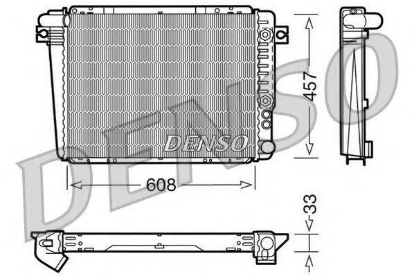 NPS DRM05071 Радіатор, охолодження двигуна