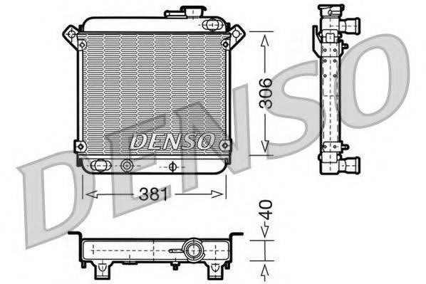 NPS DRM09004 Радіатор, охолодження двигуна