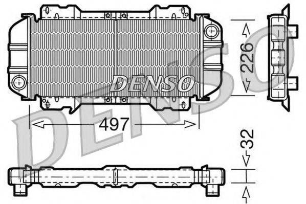 NPS DRM10015 Радіатор, охолодження двигуна
