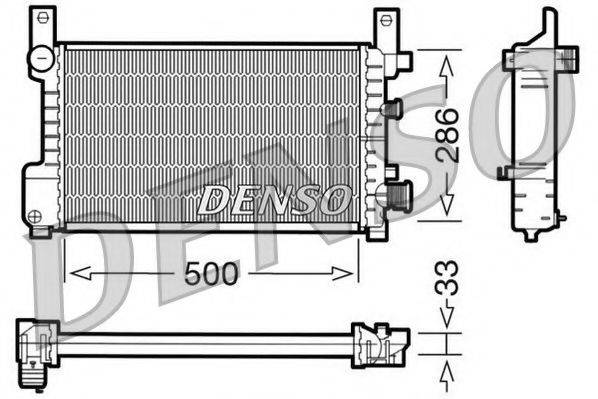 NPS DRM10037 Радіатор, охолодження двигуна