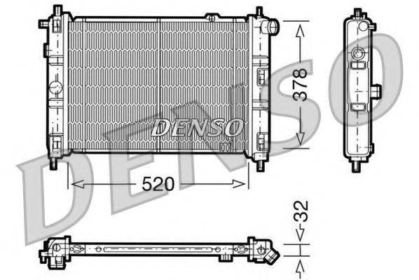 NPS DRM20030 Радіатор, охолодження двигуна