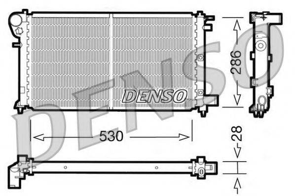 NPS DRM21004 Радіатор, охолодження двигуна