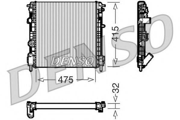NPS DRM23014 Радіатор, охолодження двигуна