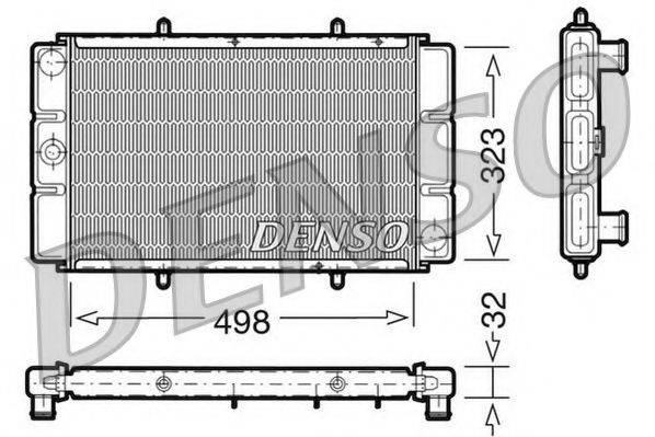 NPS DRM24010 Радіатор, охолодження двигуна