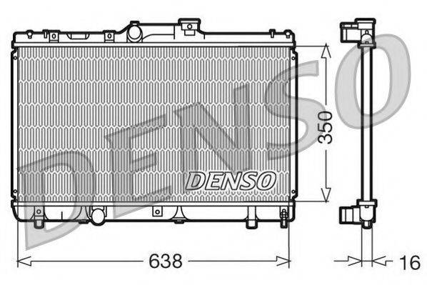 NPS DRM50013 Радіатор, охолодження двигуна