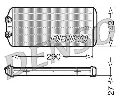 NPS DRR07005 Теплообмінник, опалення салону