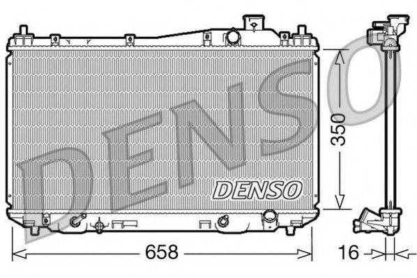 NPS DRM40008 Радіатор, охолодження двигуна