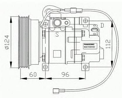 ASHUKI M55013 Компресор, кондиціонер