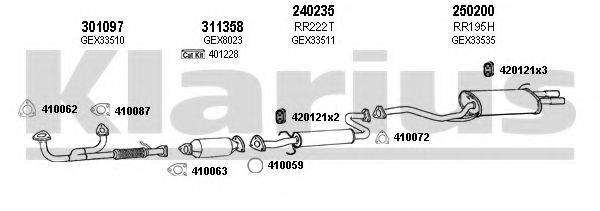 KLARIUS 120070E Система випуску ОГ
