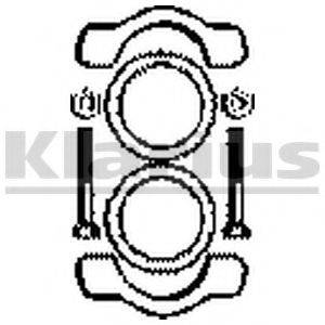 KLARIUS 401134 Монтажний комплект, система випуску