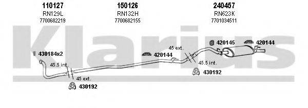 KLARIUS 720569E Система випуску ОГ