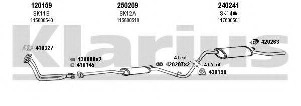 KLARIUS 780005E Система випуску ОГ