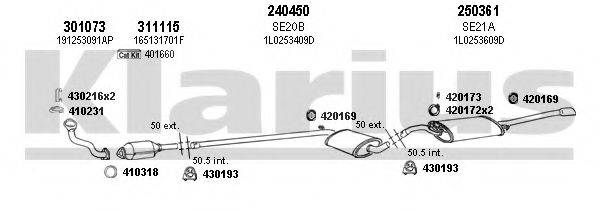 KLARIUS 790053E Система випуску ОГ