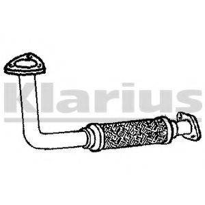 KLARIUS 120384 Труба вихлопного газу