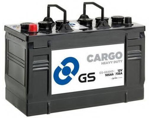 GS GS664HD Стартерна акумуляторна батарея