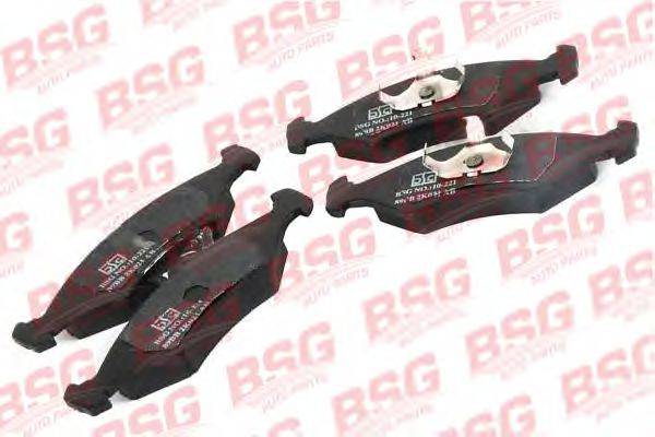 BSG BSG30200015 Комплект гальмівних колодок, дискове гальмо