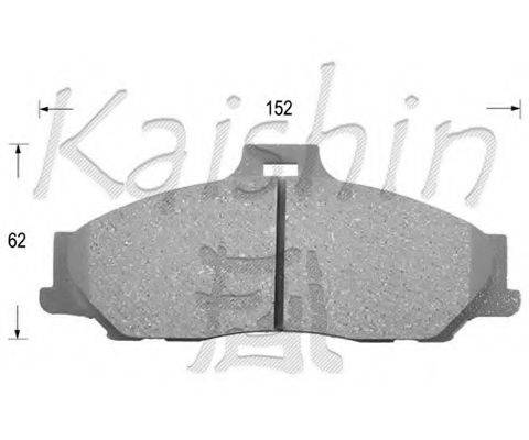 KAISHIN D3119 Комплект гальмівних колодок, дискове гальмо