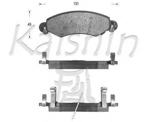 KAISHIN FK9051 Комплект гальмівних колодок, дискове гальмо