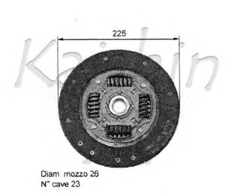 KAISHIN MR980890 Комплект прокладок, блок-картер двигуна