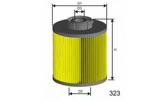 MISFAT F017 Паливний фільтр