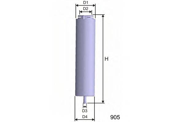 MISFAT E101 Паливний фільтр