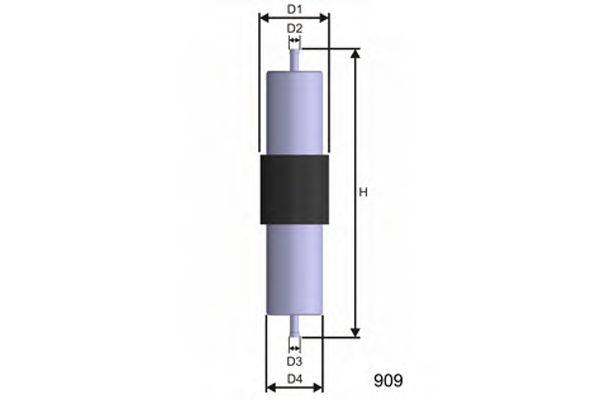 MISFAT E569 Паливний фільтр
