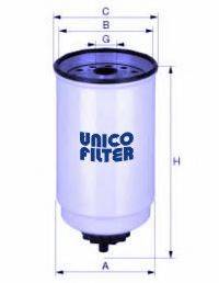 UNICO FILTER FI8161 Паливний фільтр