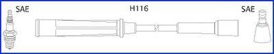 HITACHI 134464 Комплект дротів запалювання