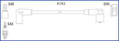 HITACHI 134484 Комплект дротів запалювання