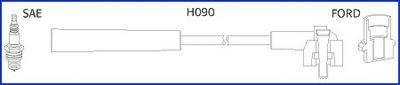 HITACHI 134659 Комплект дротів запалювання