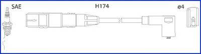 HITACHI 134787 Комплект дротів запалювання