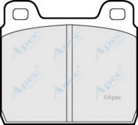 APEC BRAKING PAD126 Комплект гальмівних колодок, дискове гальмо