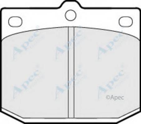 APEC BRAKING PAD165 Комплект гальмівних колодок, дискове гальмо
