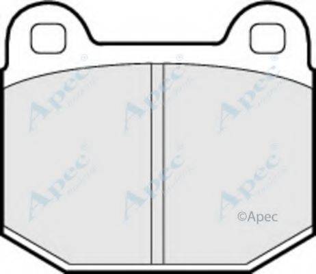 APEC BRAKING PAD282 Комплект гальмівних колодок, дискове гальмо